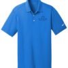 637167_briskblue_flat_front_Black Nike - Men's Dri-FIT Vertical Mesh Polo 637167