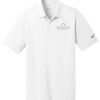 637167_white_flat_front_Color_Logo Nike - Men's Dri-FIT Vertical Mesh Polo 637167
