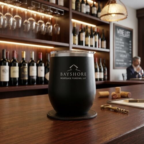 12 oz. Stainless Steel Stemless Wine Tumblers