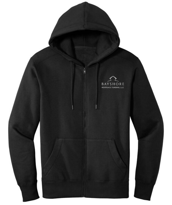 District Men’s Perfect Weight Fleece Full Zip Hoodie - DT1103
