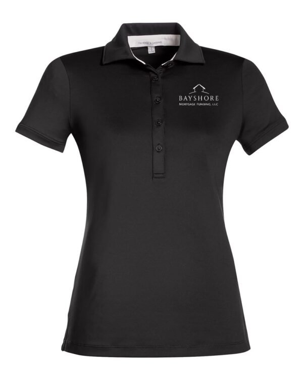 fairway___greene_m32232_black_front_high Fairway & Greene Women's Claire Tech Polo - M32232