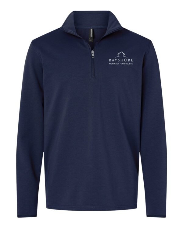 independent_trading_co__exp20pq_classic_navy_front_high_White_Logo Independent Trading Co. Men’s Perform Quarter-Zip Pullover - EXP20PQ