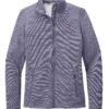 l231_purple_flat_front_color_logo Port Authority Ladies’ Digi Stripe Fleece Jacket - L231