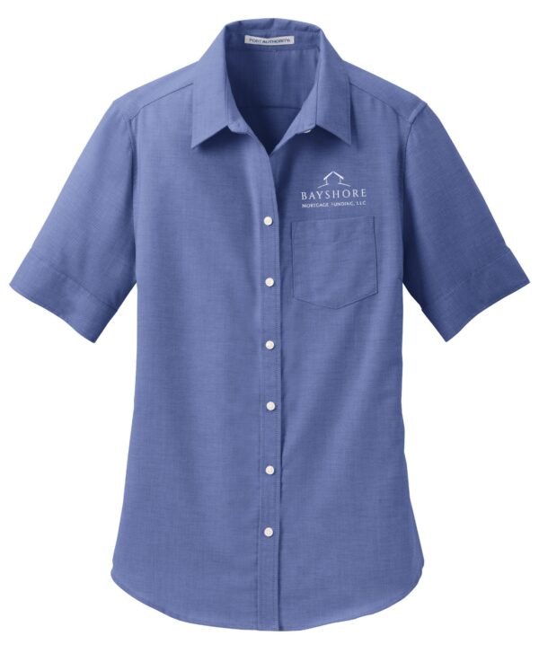 Port Authority Women's SuperPro Short Sleeve Oxford Shirt - L659