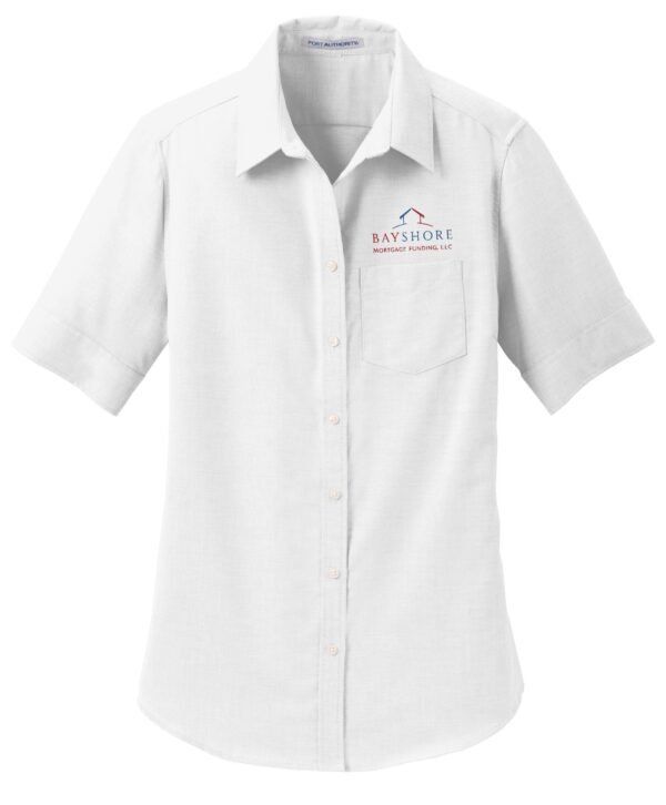Port Authority Women's SuperPro Short Sleeve Oxford Shirt - L659