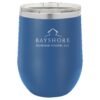 ltm854_blank_royal_blue_Silver_Logo 12 oz. Stainless Steel Stemless Wine Tumblers