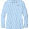 mm2001_airblueendonend_flat_front_color_logo Mercer+Mettle Women's Long Sleeve Stretch Woven Shirt - MM2001