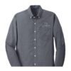 port_authority_s658_long_sleeve_oxford_shirts__black_white Port Authority Men's SuperPro Oxford Shirt - S658