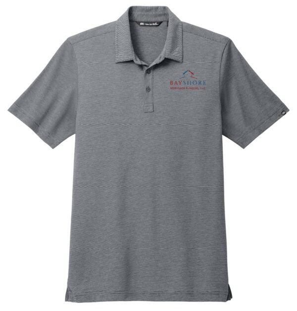 tm1maa369_dark_grey_heather_flat_front_color_logo TravisMathew Men’s Sunnyvale Polo - TM1MAA369