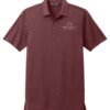tm1maa369_oxblood_heather_flat_front TravisMathew Men’s Sunnyvale Polo - TM1MAA369