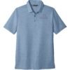 tm1mu412_classicblueheather_flat_front_Color TravisMathew Men's Oceanside Heather Polo - TM1MU412