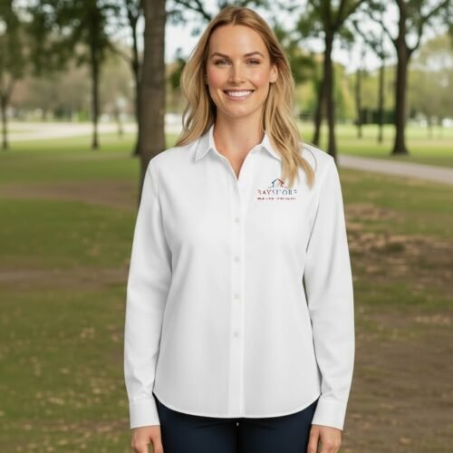 whisk_7d164f7ad22bf33b59a46d3fdac96dbcdr_color_logo Mercer+Mettle Women's Long Sleeve Stretch Woven Shirt - MM2001
