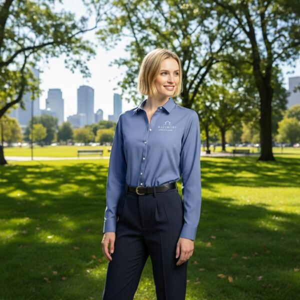 Brooks Brothers Women's Wrinkle Free Stretch Pinpoint Shirt - BB18001