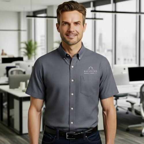 Port Authority Men's SuperPro Short Sleeve Oxford Shirt - S659