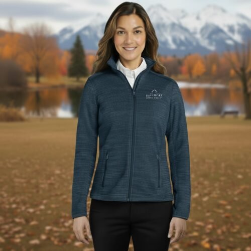 Port Authority Ladies’ Digi Stripe Fleece Jacket - L231