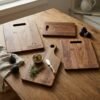 Walnut Cutting Boards with Handles