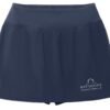 lst486_true_navy_flat_front_bayshore_logo_for_printing___white__12_in_wide__white_logo Sport-Tek Women's Repeat Skort - LST486